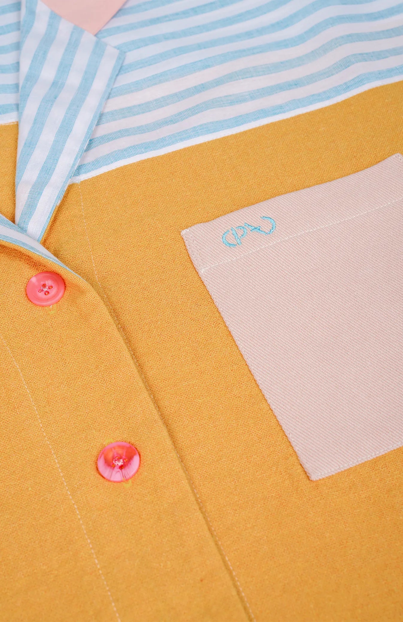 Chemise Origine - Citron blue java litchi