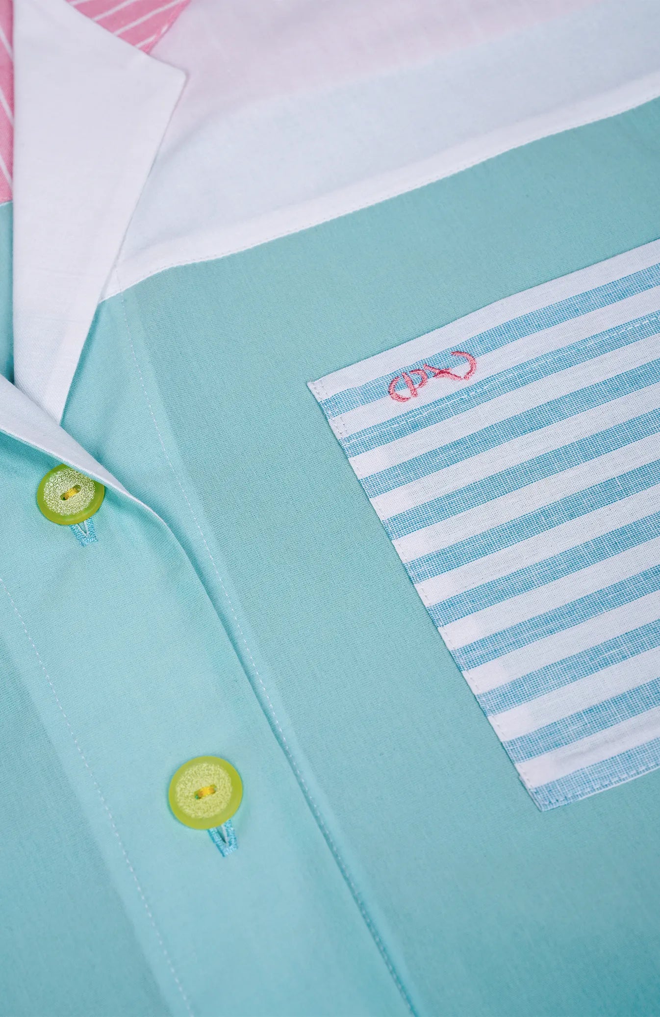 Chemise Origine - Blue java citron litchi