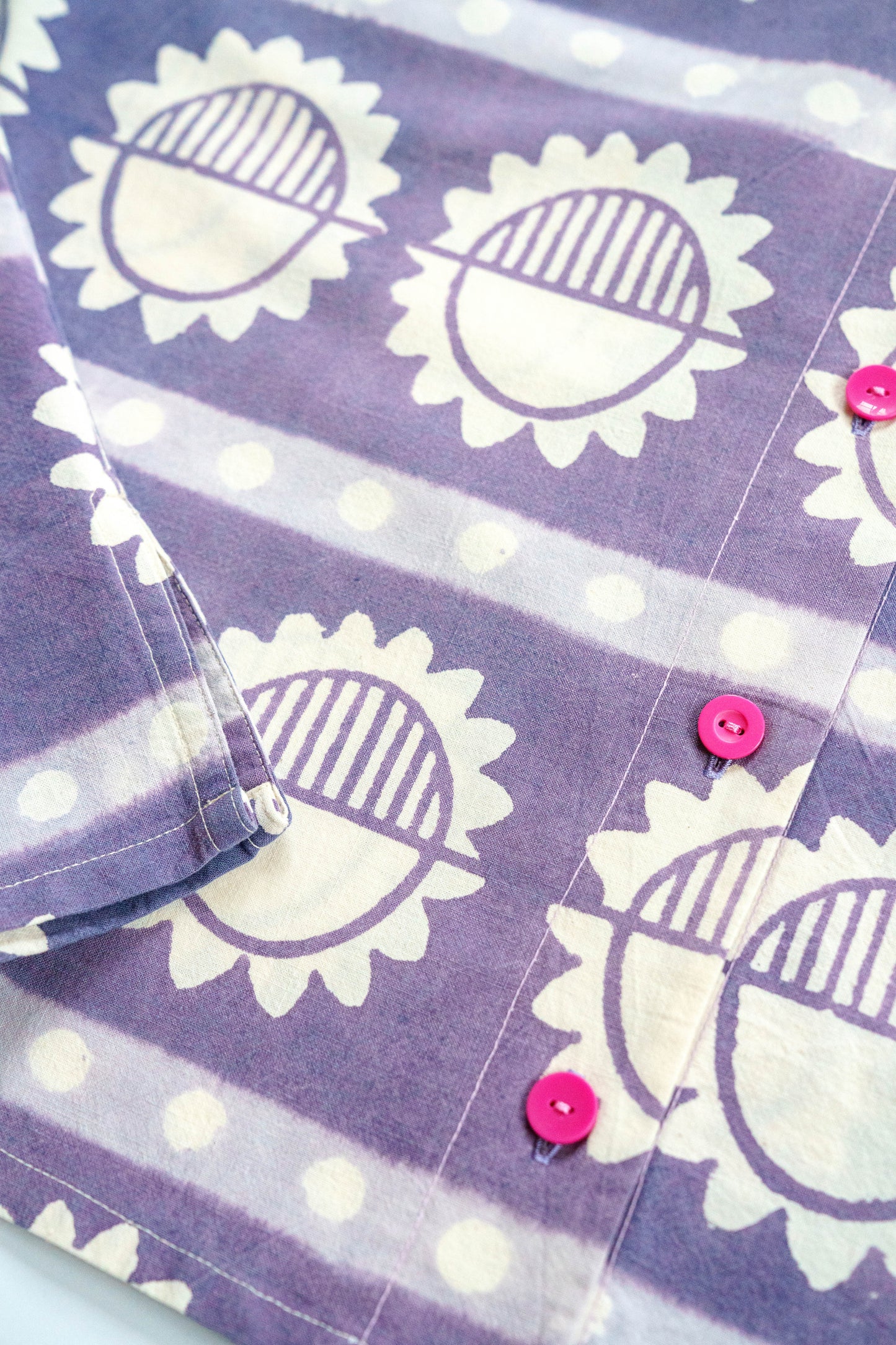 Chemise ORIGINE - Soleil violet