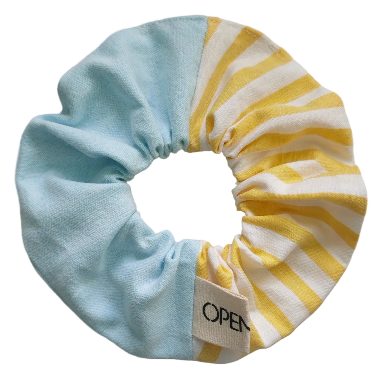 Chouchou OCHIE - Blue java rayures jaune