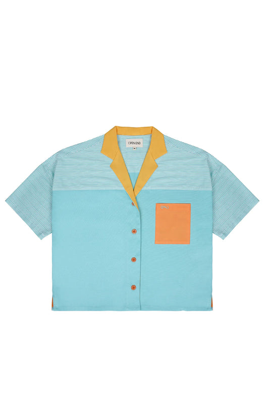 Chemise Origine - Blue java citron mangue