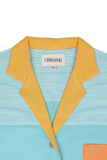 Chemise Origine - Blue java citron mangue