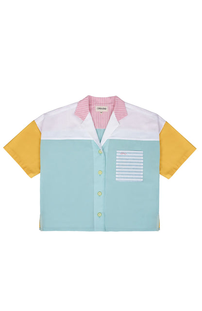 Chemise Origine - Blue java citron litchi