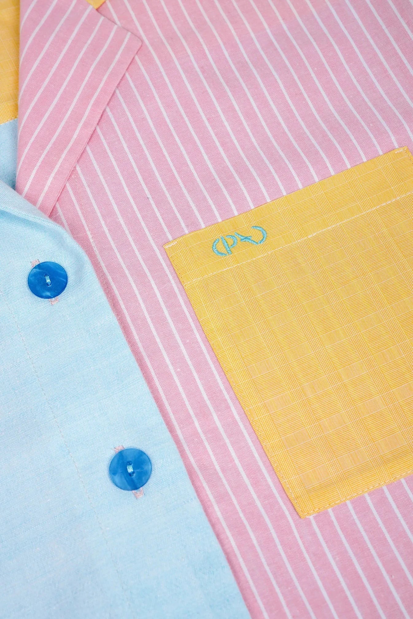 Chemise Origine - Fraise citron blue java