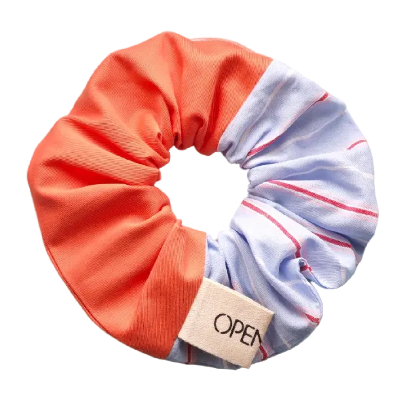 Chouchou OCHIE - Orange bleu ciel