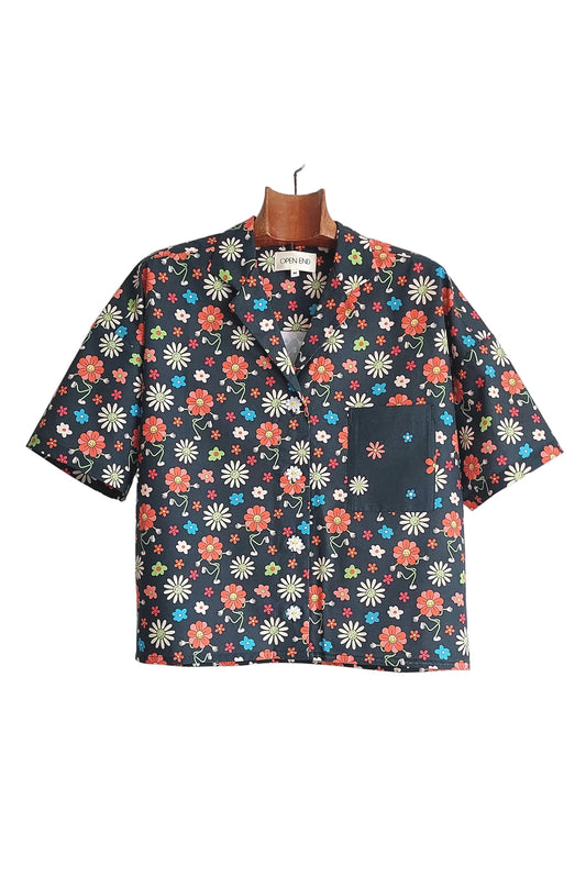 Chemise Origine x Marion Kintzinger - Fleurs rétro