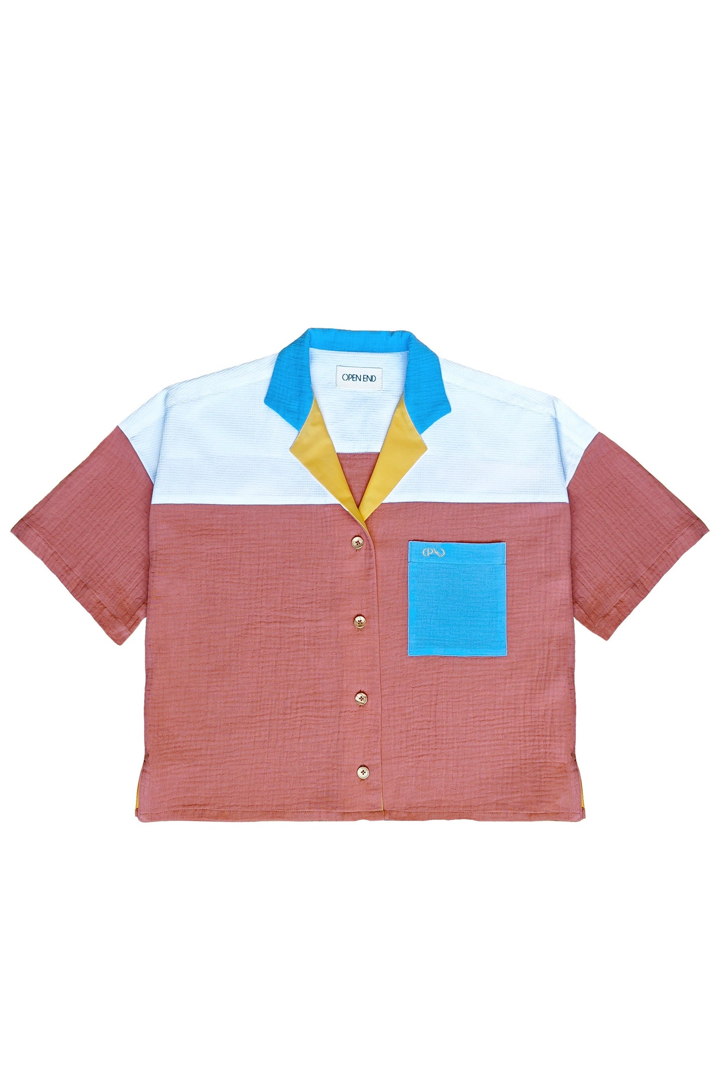 Original Shirt - Coral Blue Java Mango
