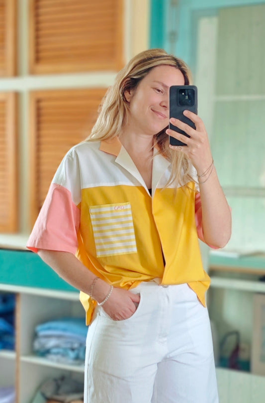 Chemise Origine - Citron pêche
