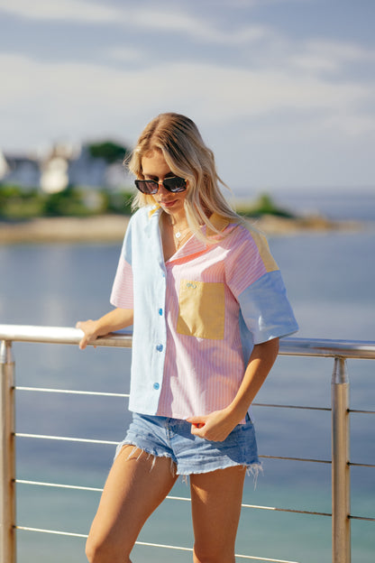 Chemise Origine - Fraise citron blue java