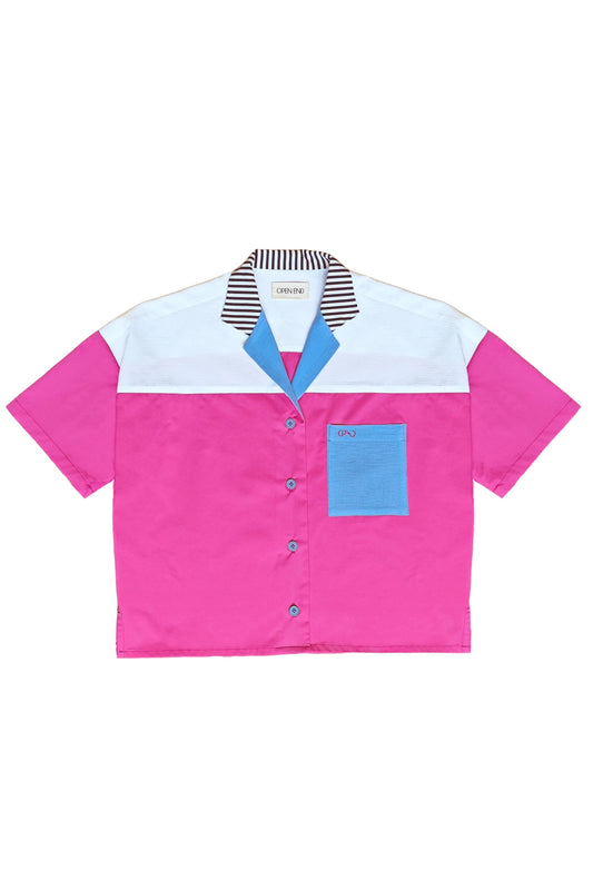 Chemise Origine - Framboise blue Java