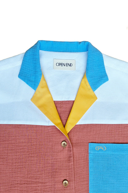 Original Shirt - Coral Blue Java Mango