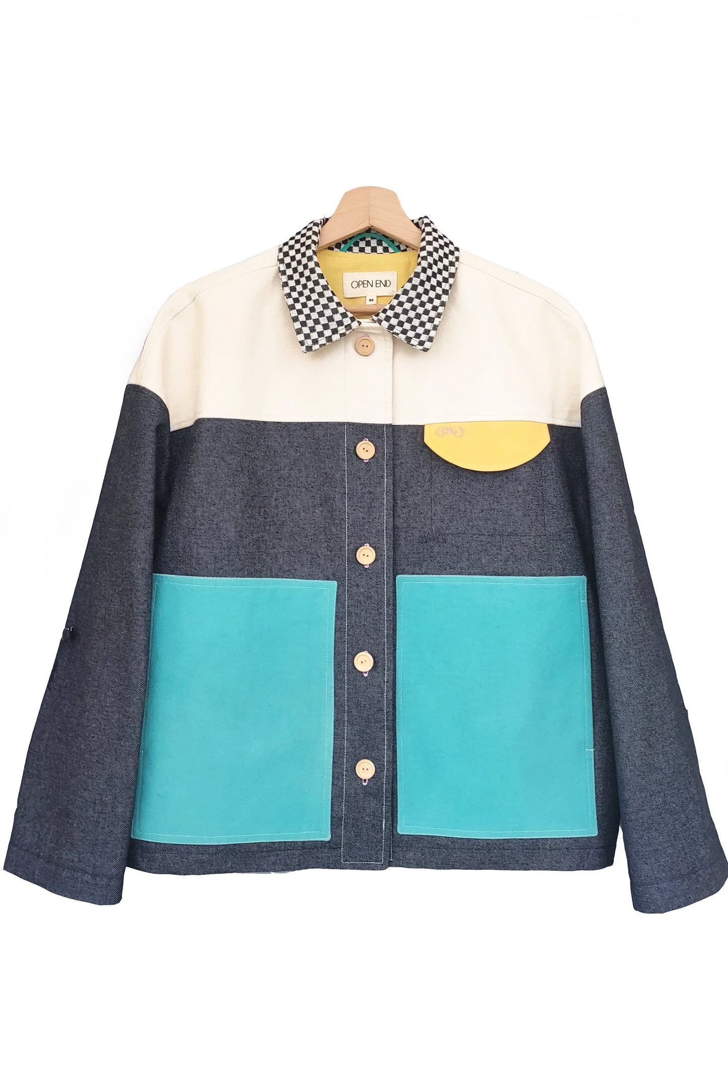 Veste OVIDE -  Denim, crème, turquoise, citron